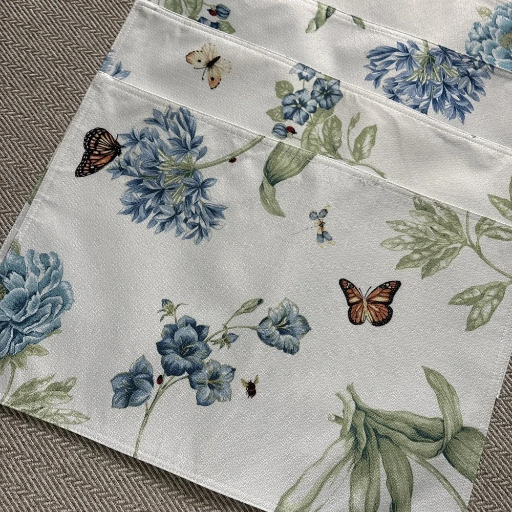 LENOX Butterfly Meadow Blue Placemats  13